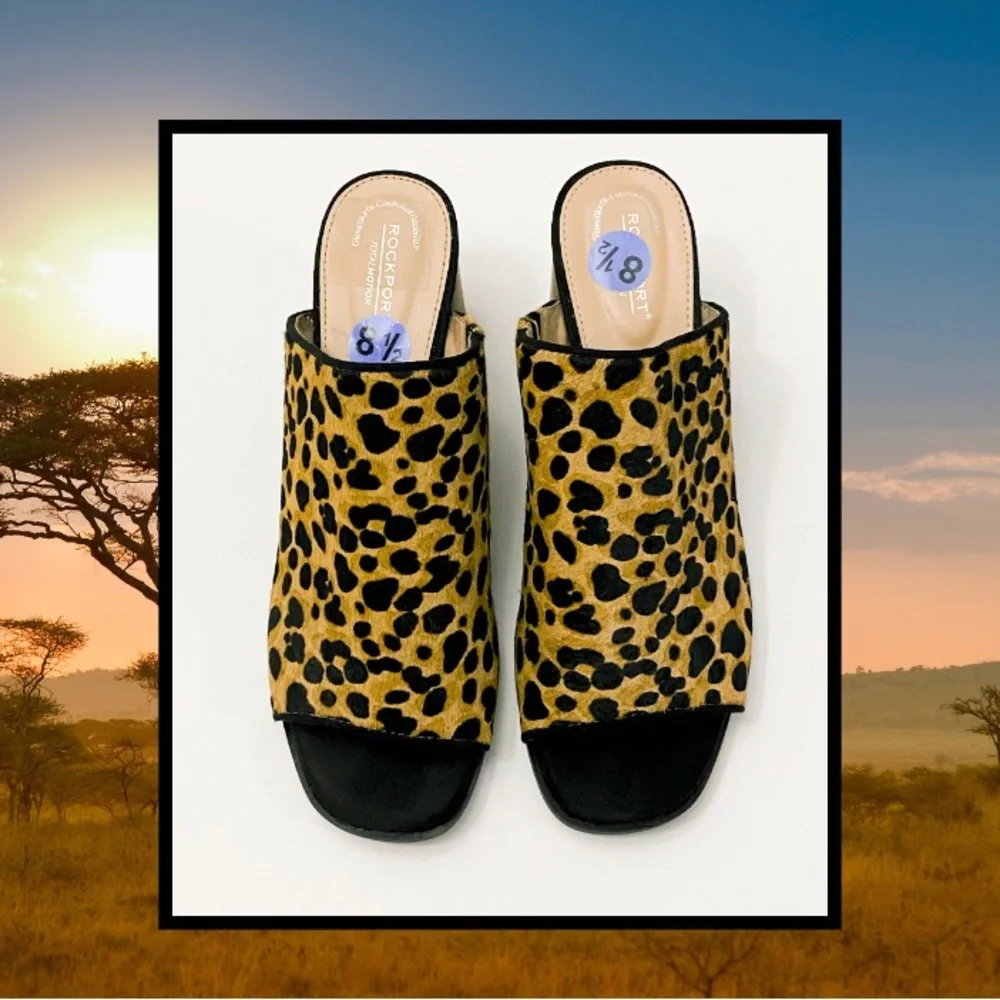 Rockport stylish leopard